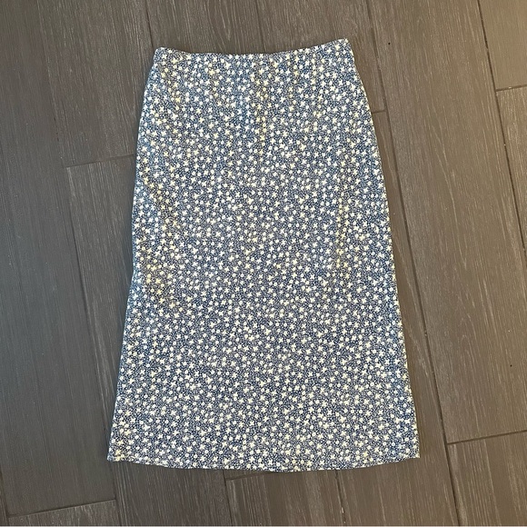 Princess Polly Blue Floral Midi Skirt - Picture 1 of 3